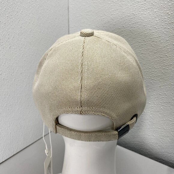 Vince Unisex Leather-Trim Baseball Cap – Beige - Picture 6 of 11